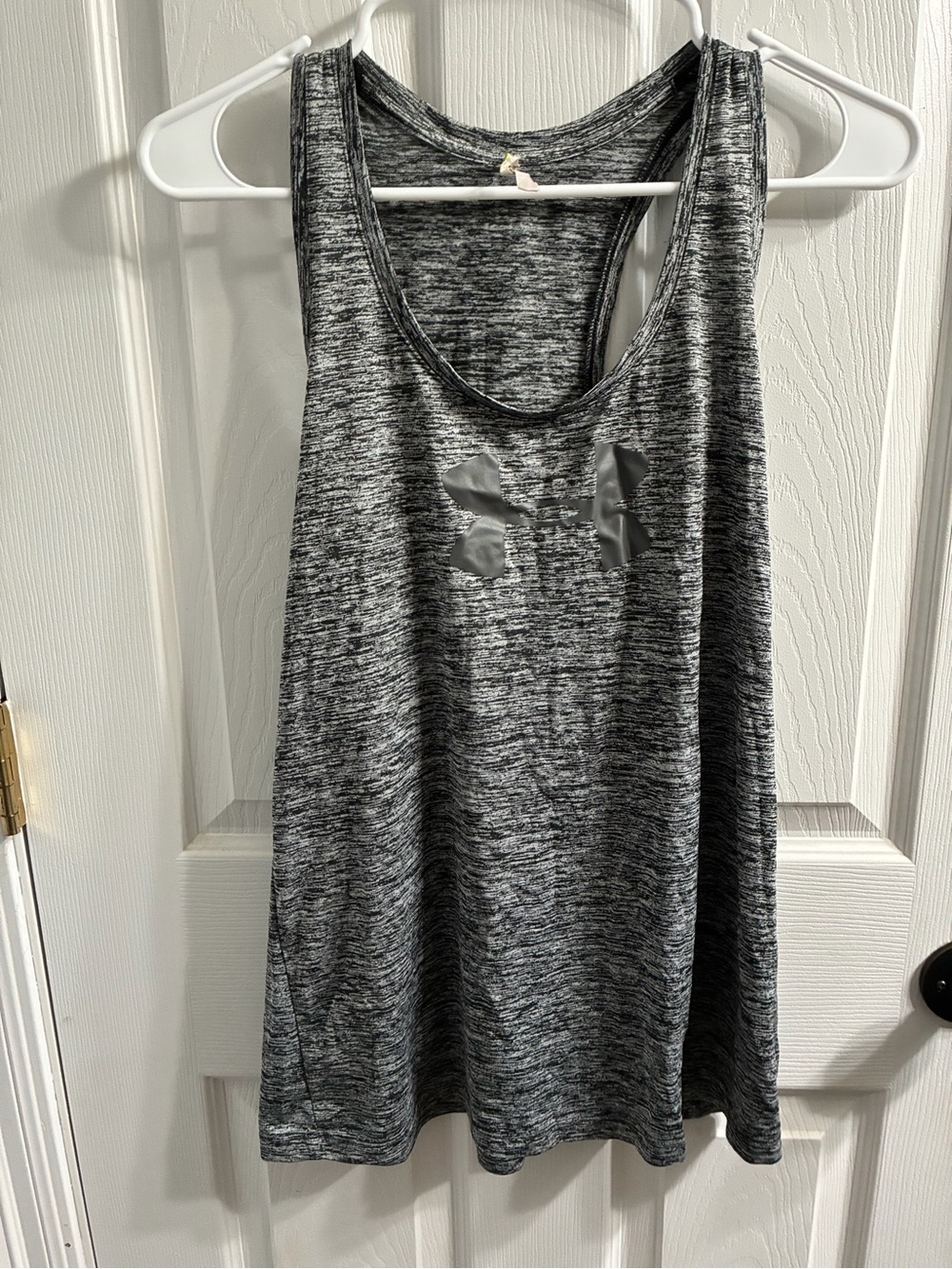 Under Armour Gray Marled Racerback Tank Top